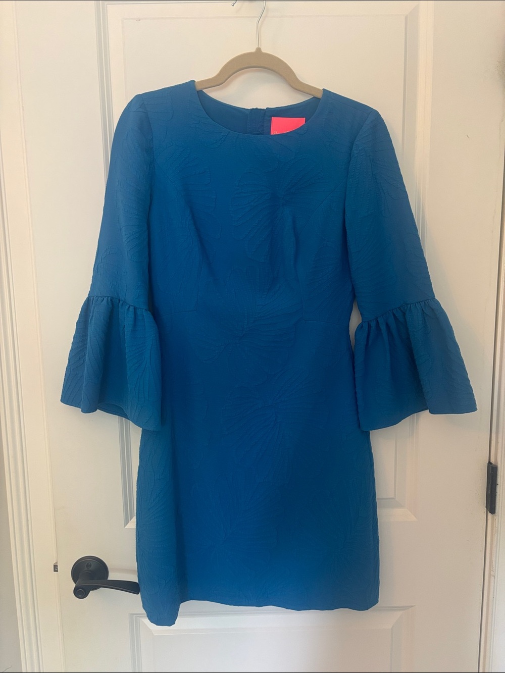 Lilly Pulitzer Royal Blue Bell-Sleeve Shift Dress